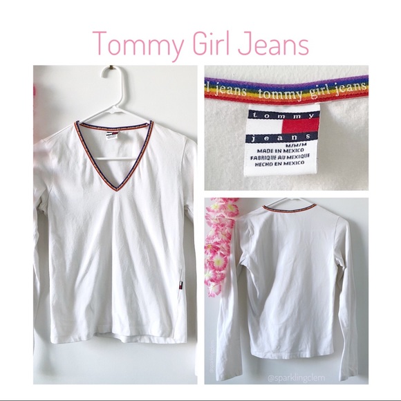 Tommy Hilfiger long sleeve V neck - Picture 1 of 5